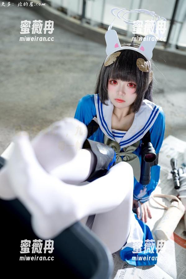 碧蓝档案妃咲，九柒喵的高清写真，让我每一帧都想细瞧。