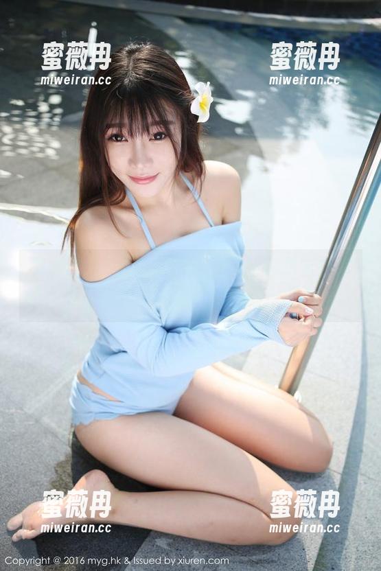 美媛馆 - Ellie艾栗栗带来的透明定制作品，隐隐约约的，像云彩中的一抹光影。